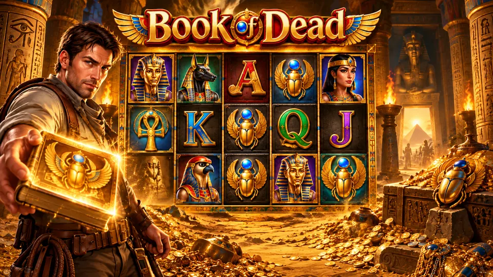 Book of Dead: símbolo expansivo durante los giros gratis