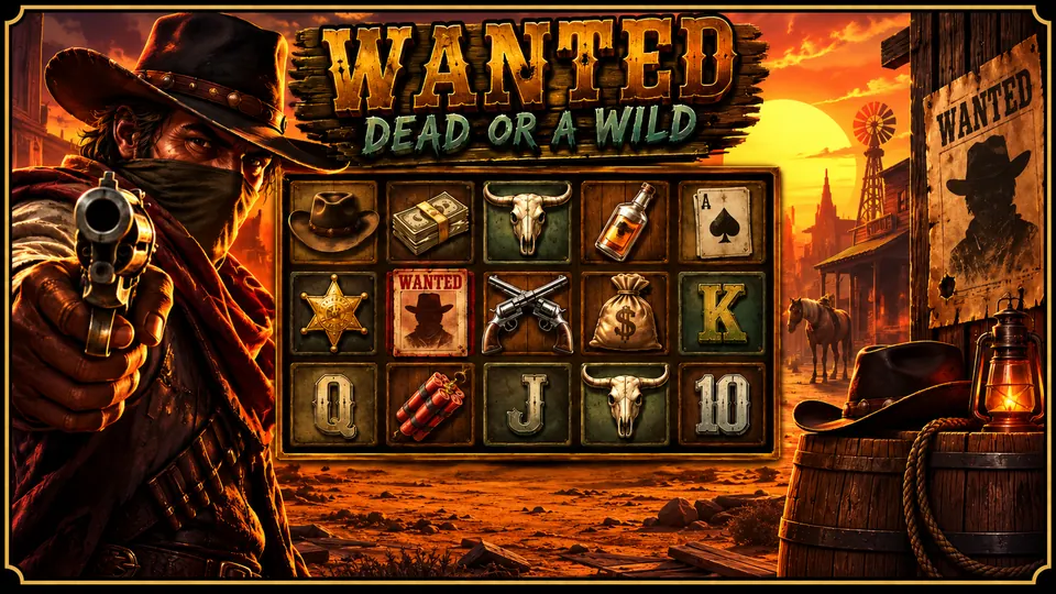 Wanted Dead or a Wild: carretes comodín VS con multiplicador